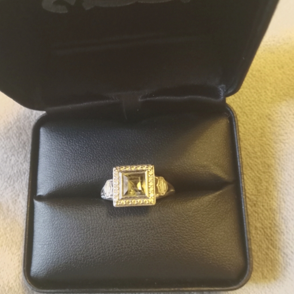 Harley-Davidson Silver Square Ring